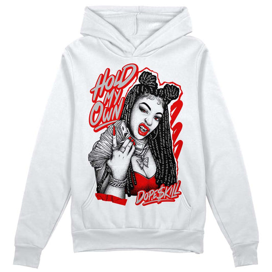 Jordan 12 “Cherry” DopeSkill Hoodie Sweatshirt New H.M.O Graphic Streetwear - White