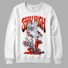 Jordan 6 Retro Toro Bravo DopeSkill Sweatshirt Stay High Graphic Streetwear - White