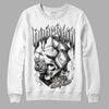 Jordan 1 Retro Low OG Black Cement DopeSkill Sweatshirt Money On My Mind Graphic Streetwear - White