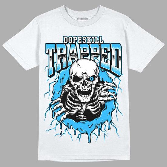 Jordan 2 Low "University Blue" DopeSkill T-Shirt Trapped Halloween Graphic Streetwear - White