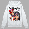 Jordan 2 “Mauve/Off-Noir” DopeSkill Hoodie Sweatshirt Looking For Love Graphic Streetwear - White