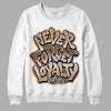 Jordan 3 Retro Palomino DopeSkill Sweatshirt Never Forget Loyalty Graphic Streetwear - White