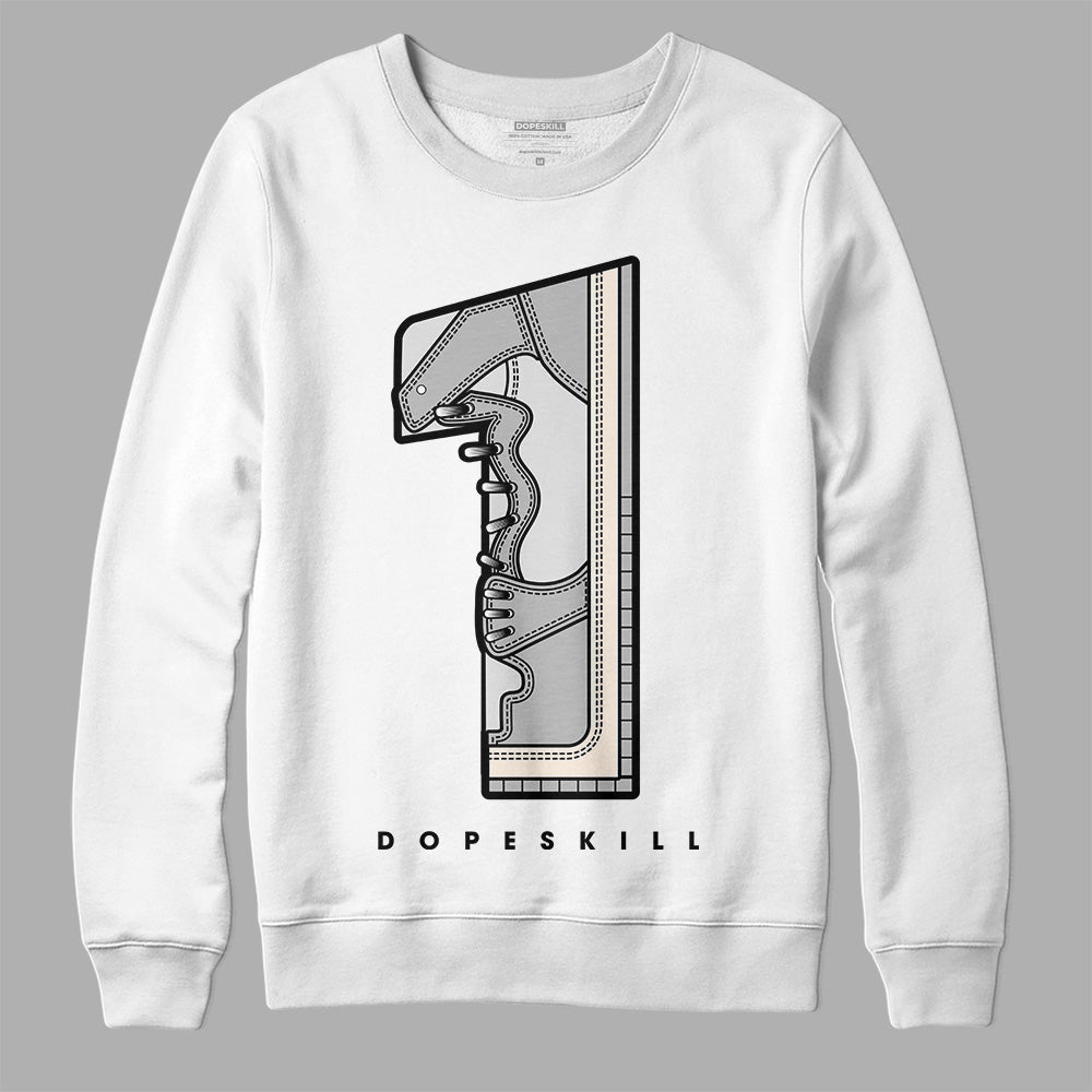 Dunk Low Cool Grey DopeSkill Sweatshirt No.1 Graphic Streetwear - White