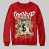 Nigel Sylvester x Air Jordan 4 ‘Brick by Brick’ DopeSkill Sweatshirt Money Bag Coming Up Graphic Streetwear - Red