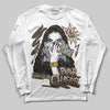 A Ma Maniére x Air Jordan 4 “Dark Mocha” DopeSkill Long Sleeve T-Shirt NPC Graphic Streetwear - White