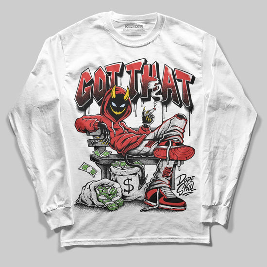 Jordan 6 “Reverse Infrared” DopeSkill Long Sleeve T-Shirt Got That Graphic Streetwear -= White