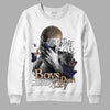 Jordan 4 Retro Frozen Moments DopeSkill Sweatshirt Boys Don't Cry Graphic Streetwear - White 