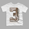 Jordan 3 Retro Palomino DopeSkill Toddler Kids T-shirt No.3 Graphic Streetwear - White