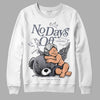 Jordan 14 Retro 'Stealth' DopeSkill Sweatshirt New No Days Off Graphic Streetwear - White