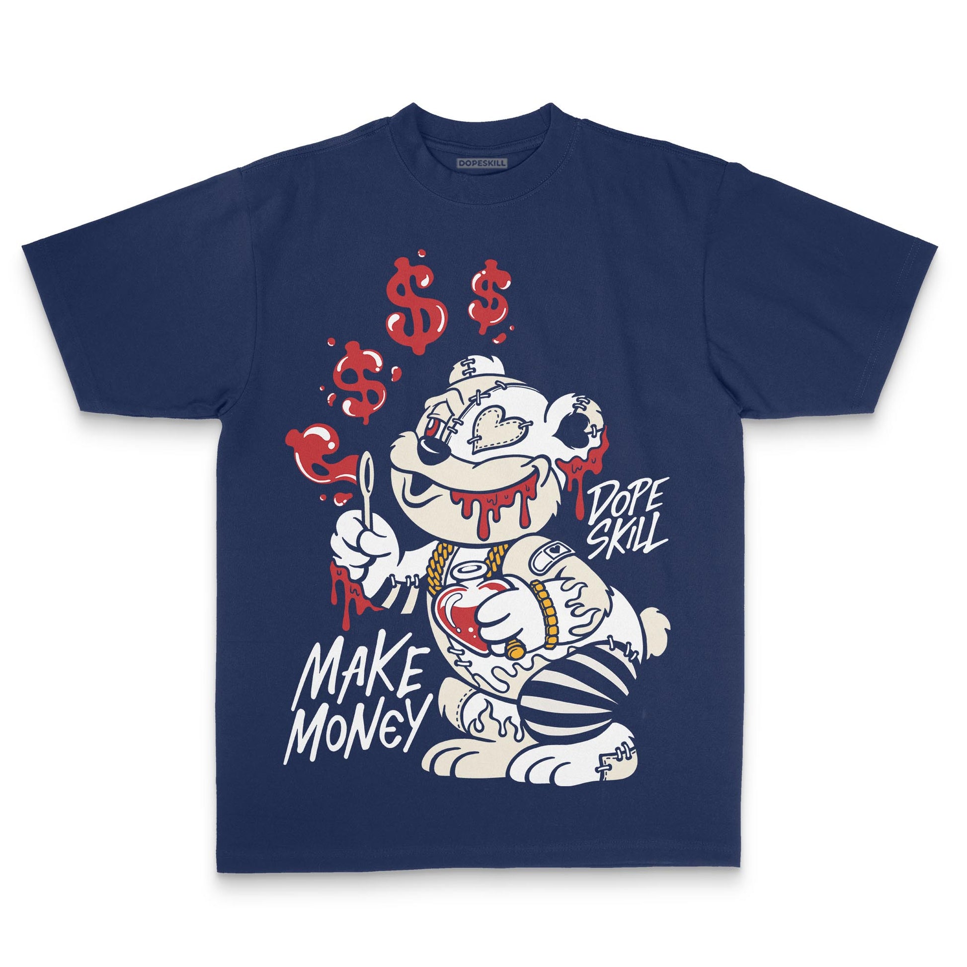 Jordan 11 “Rare Air” DopeSkill Premium T-Shirt Make Money Graphic Streetwear - Navy