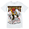 Jordan 7 Citrus DopeSkill T-Shirt Threat Graphic Streetwear - White