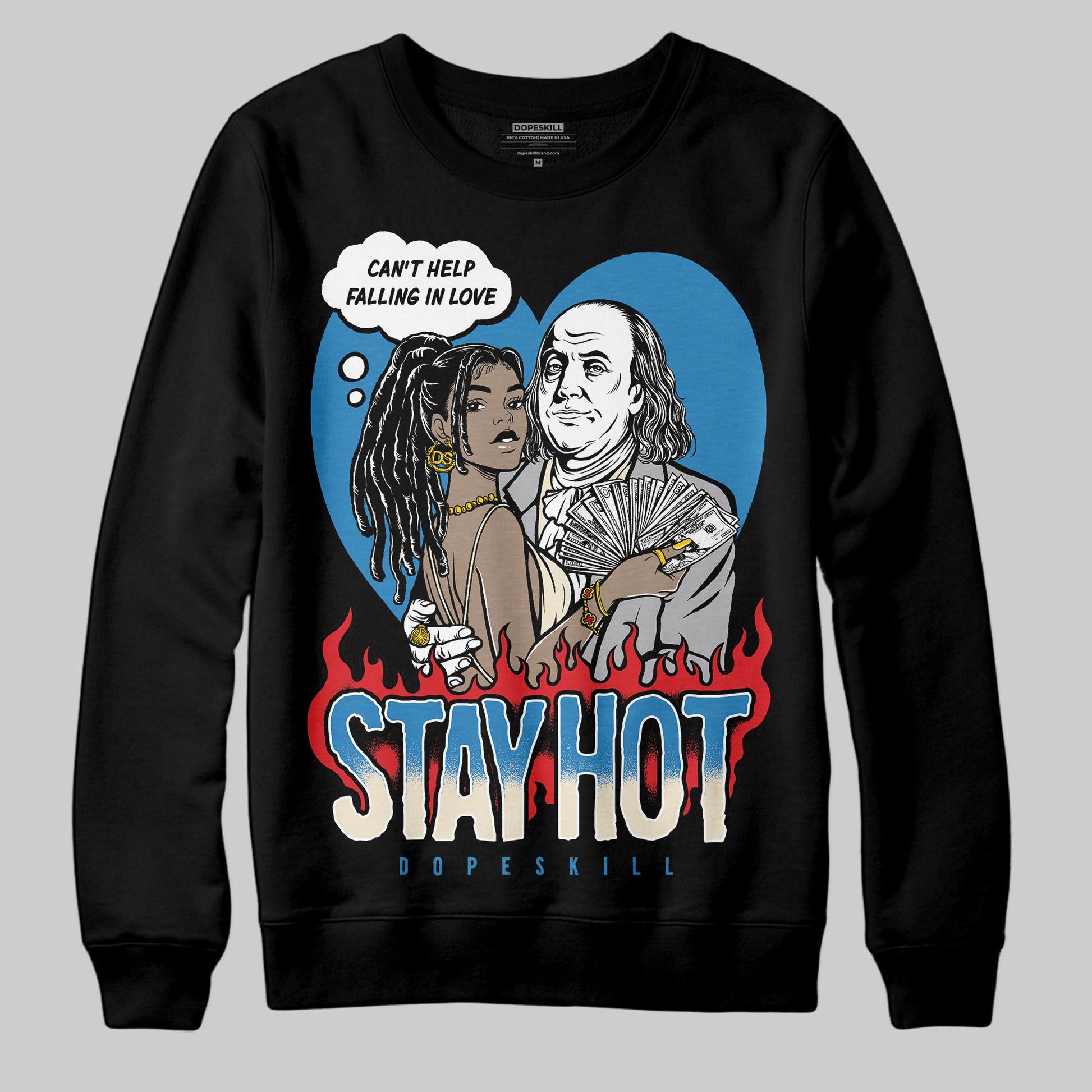 Jordan 3 Retro OG Rare Air DopeSkill Sweatshirt Stay Hot Graphic Streetwear - Black