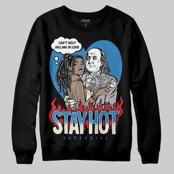 Jordan 3 Retro OG Rare Air DopeSkill Sweatshirt Stay Hot Graphic Streetwear - Black