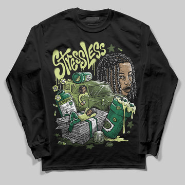 Foamposite Pro 'Pine Green' DopeSkill Long Sleeve T-Shirt Stressless Graphic Streetwear - Black