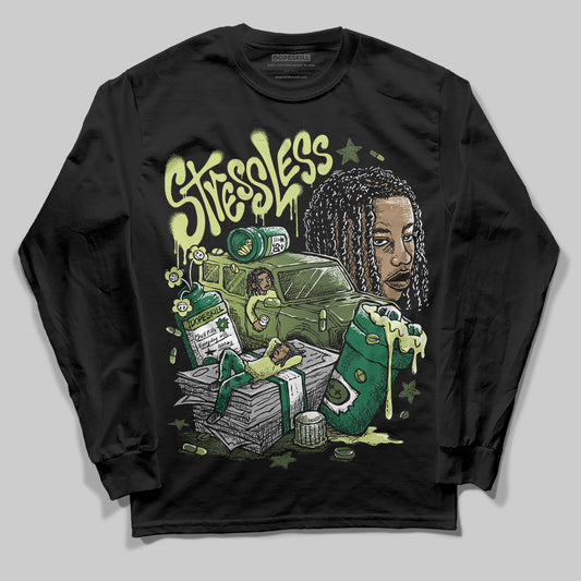 Foamposite Pro 'Pine Green' DopeSkill Long Sleeve T-Shirt Stressless Graphic Streetwear - Black
