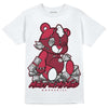 Jordan 1 Retro High '85 OG Metallic Burgundy DopeSkill T-Shirt MOMM Bear Graphic Streetwear - White