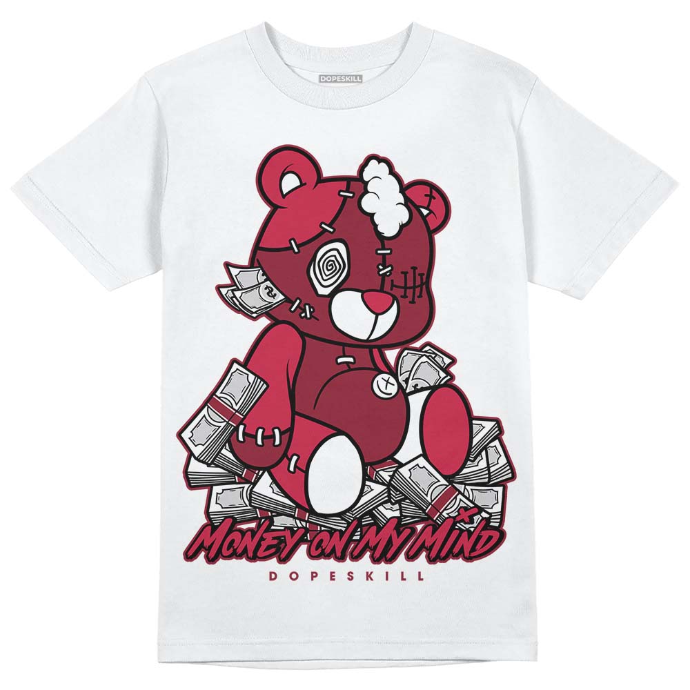 Jordan 1 Retro High '85 OG Metallic Burgundy DopeSkill T-Shirt MOMM Bear Graphic Streetwear - White