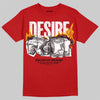 Jordan 4 Retro Toro Bravo DopeSkill T-Shirt Desire Graphic Streetwear - Red