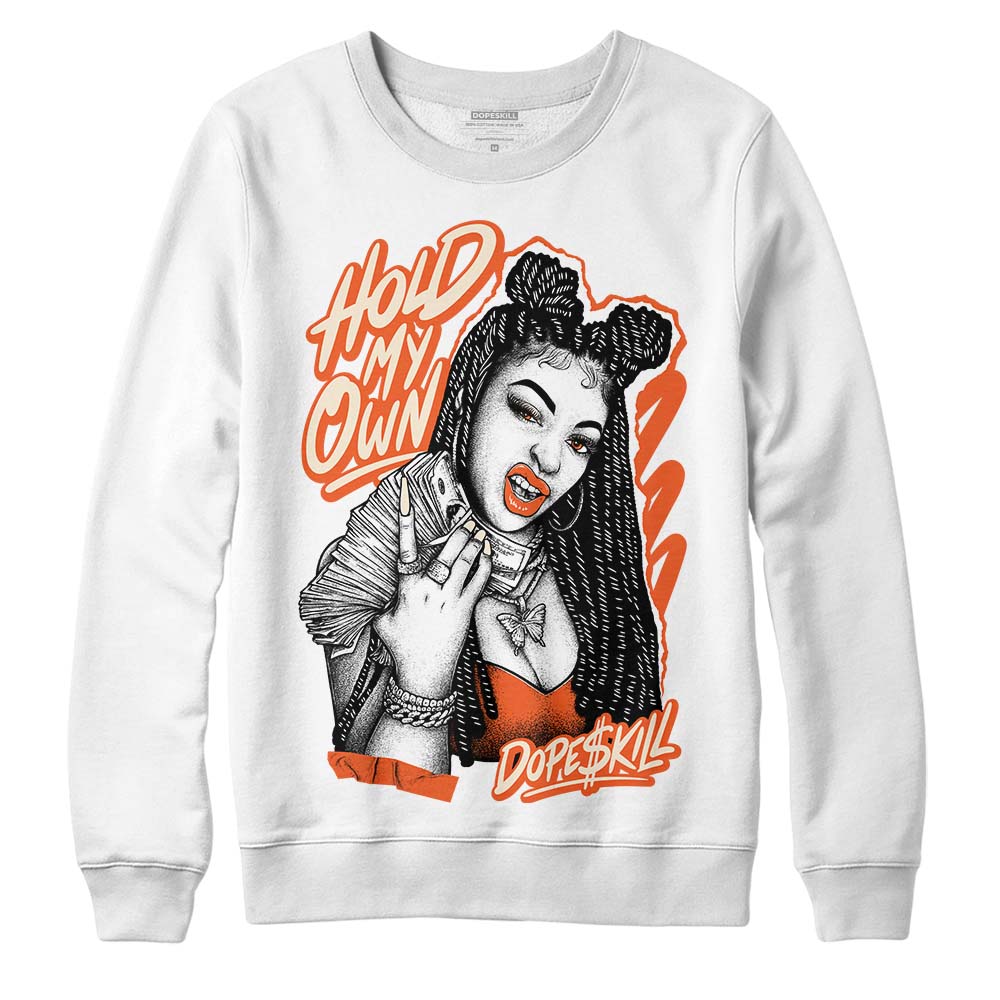 Jordan 3 Georgia Peach DopeSkill Sweatshirt New H.M.O Graphic Streetwear - WHite