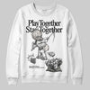 Jordan 3 Retro Pure Money DopeSkill Sweatshirt Play together, Stay together Graphic Streetwear - WHite 