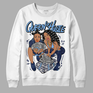 Jordan 5 Midnight Navy DopeSkill Sweatshirt Queen Of Hustle Graphic Streetwear