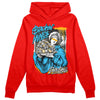 Red Sneakers DopeSkill Red Hoodie Sweatshirt Stackin Mines Graphic Streetwear