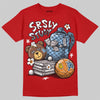 Jordan 11 Retro Cherry DopeSkill T-Shirt SRSLY Study Graphic Streetwear - Red