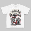 Jordan 4 “Flight Club” DopeSkill Toddler Kids T-shirt Paper Chaser Boy Graphic Streetwear - White 