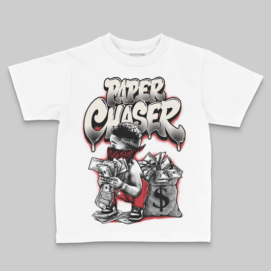 Jordan 4 “Flight Club” DopeSkill Toddler Kids T-shirt Paper Chaser Boy Graphic Streetwear - White 