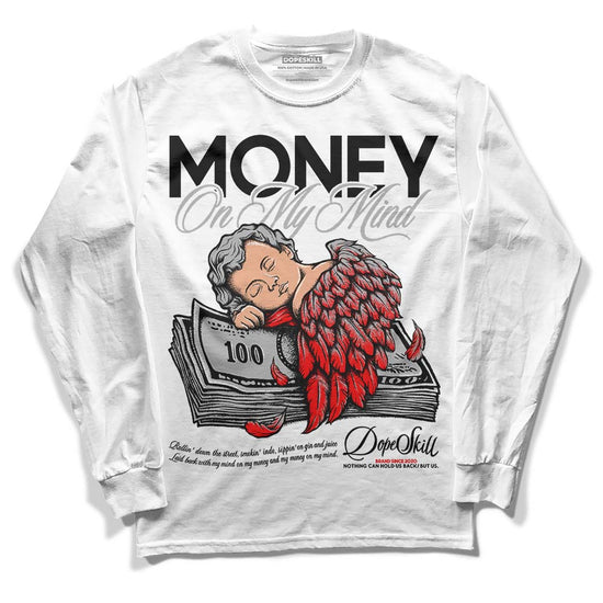 Jordan 1 Low OG “Shadow” DopeSkill Long Sleeve T-Shirt MOMM Graphic Streetwear - White