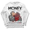 Jordan 1 Low OG “Shadow” DopeSkill Long Sleeve T-Shirt MOMM Graphic Streetwear - White