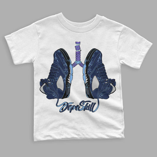 Jordan 5 SE “Georgetown” DopeSkill Toddler Kids T-shirt Breathe Graphic Streetwear