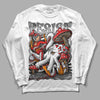 Grey Sneakers DopeSkill Long Sleeve T-Shirt Resist Graphic Streetwear - White