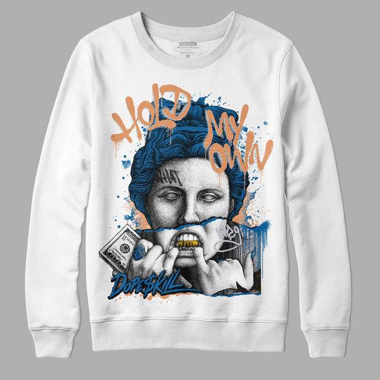 Jordan 3 Retro Wizards DopeSkill Sweatshirt Hold My Own Graphic Streetwear - White