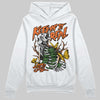 Orange, Black and White Sneakers DopeSkill Hoodie Sweatshirt Keepin' It Real Graphic Streetwear - White
