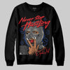 Jordan 3 “Seoul 2.0” DopeSkill Sweatshirt Never Stop Hustling Graphic Streetwear - Black