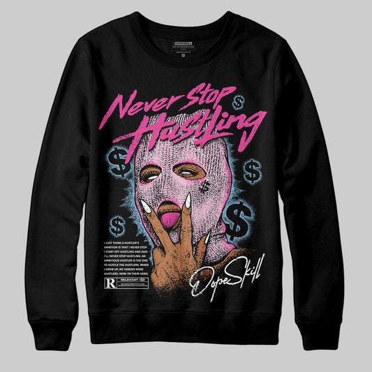 Jordan 6 “Doernbecher” DopeSkill Sweatshirt Never Stop Hustling Graphic Streetwear - Black