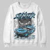 Jordan 11 Retro Legend Blue DopeSkill Sweatshirt New Side Hustler Graphic Streetwear - White