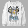 Jordan 13 “Blue Grey” DopeSkill Sweatshirt Angels Graphic Streetwear - White 