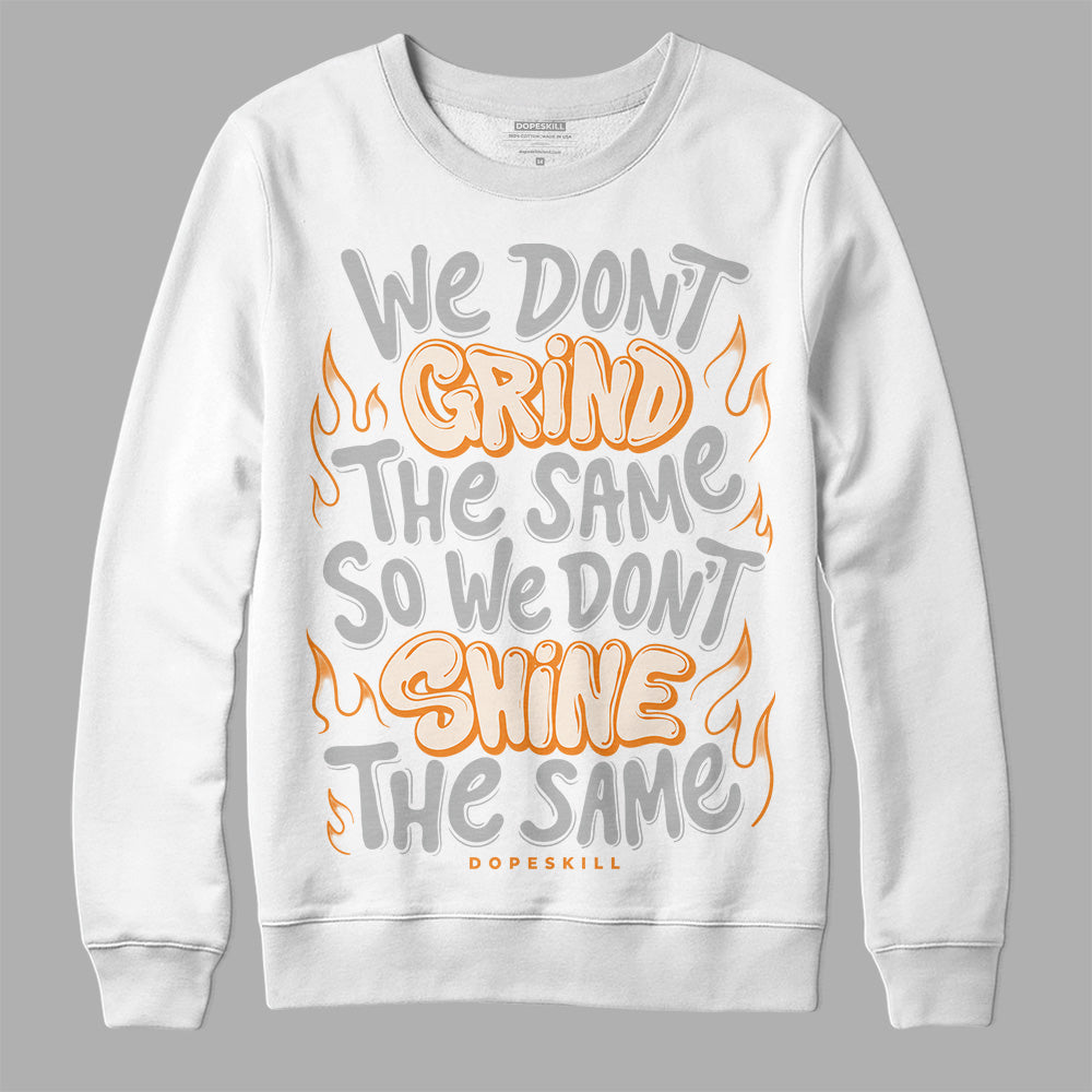 Dunk Low Cool Grey DopeSkill Sweatshirt Grind Shine  Graphic Streetwear - White 