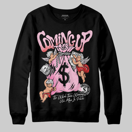 Awake NY x Air Jordan 5 Arctic Pink DopeSkill Sweatshirt Money Bag Coming Up Graphic Streetwear - black