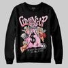 Awake NY x Air Jordan 5 Arctic Pink DopeSkill Sweatshirt Money Bag Coming Up Graphic Streetwear - black