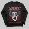 Jordan 4 “Sierra Red" DopeSkill Long Sleeve T-Shirt Root of Evil Graphic Streetwear - Black