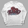 Jordan 5 Retro Burgundy (2023) DopeSkill Long Sleeve T-Shirt Rare Breed Type Graphic Streetwear - White