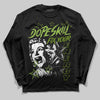 Green Sneakers DopeSkill Long Sleeve T-Shirt Fix Your Energy Graphic Streetwear - Black