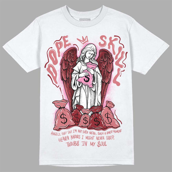 Valentine's Day Collection DopeSkill T-Shirt Angels Graphic Streetwear - White 