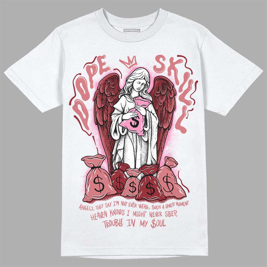 Valentine's Day Collection DopeSkill T-Shirt Angels Graphic Streetwear - White 