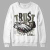 Air Max 90 Ballistic Neutral Olive DopeSkill Sweatshirt Trust No One Graphic Streetwear - WHite