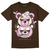 Jordan 11 Retro Neapolitan DopeSkill Velvet Brown T-shirt New Double Bear Graphic Streetwear