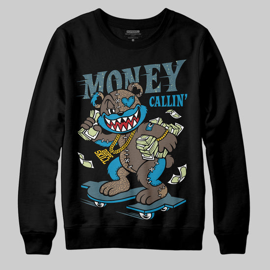 Jordan 3 GS “We Outside” DopeSkill Sweatshirt Money Callin' Graphic Streetwear - Black